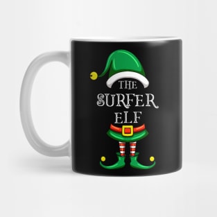 The Surfer Elf Matching Family Christmas Pajama Mug